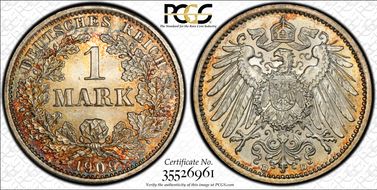 1909-D Mark J-17 MS66