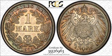 1913-J Mark J-17 MS65