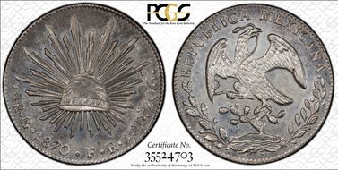 1870-Go FR 8 R Go52 AU58