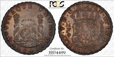 1741-Mo MF 8 R Yon-M8-41 Calico-1458 AU53