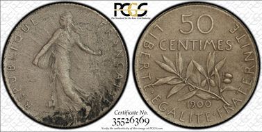 1900 50C Gad-420 Flan Mat PR63