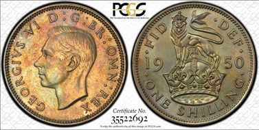 1950 Shil S-4108 English Rev MS63