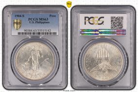1904-S Peso MS63