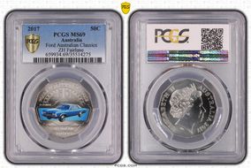 2017 50C Ford Australian Classics ZH Fairlane Colorized MS69