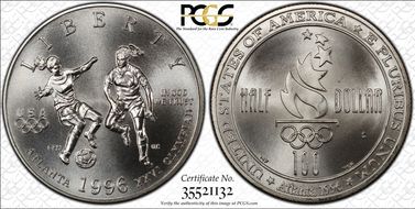 1996-S 50C Soccer MS69