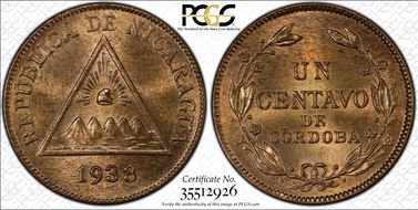 1938 1C MS65RB
