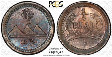 1878 G 1/4 R Small G MS66