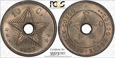 1927 10C MS66