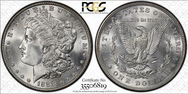 1888 $1 MS67