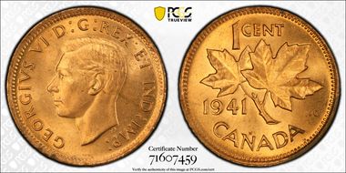 1941 1C MS65RD