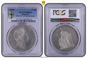 1848 2 Th KM-830.1 Edge VEREINS MS63