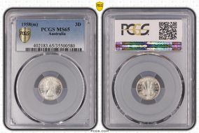 1958(m) 3D MS65