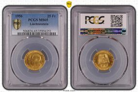 1956 25 Fr MS65