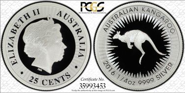 2016-P 25C Kangaroo PR70DCAM