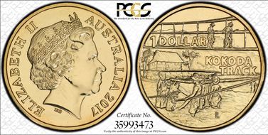 2017 $1 Kokoda Track MS68