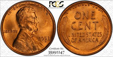 1953-D/D 1C RPM FS-501 MS65RD