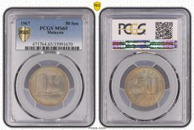 1967 50 Sen MS65
