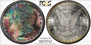 1880-S $1 MS65
