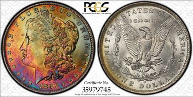 1883-O $1 MS64