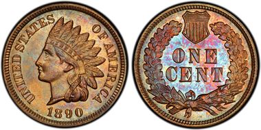 1890 1C PR65BN