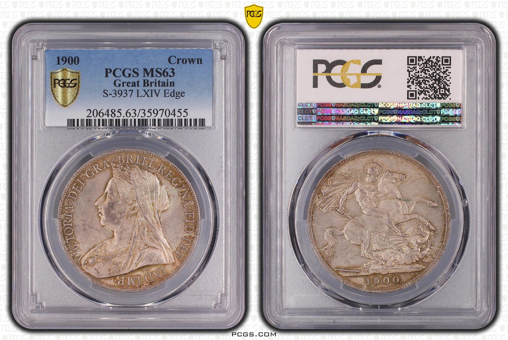PCGS Certificate Verification Coin Details for Cert #35970455