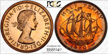 1970 1/2D S-4158 PR67RD