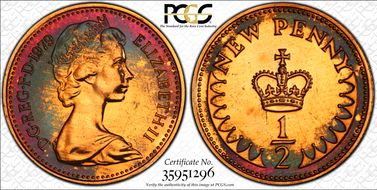 1979 1/2p S-A1 New Penny PR66RB