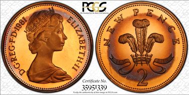 1981 2p S-C1 New Pence PR65DCAM