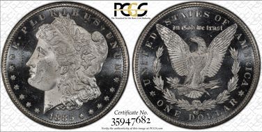 1885-CC $1 MS64+ DMPL