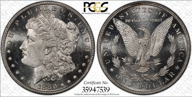 1880/79-O $1 VAM 4 Crossbar MS64+ PL