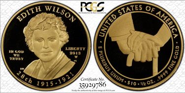 2013-W $10 Edith Wilson PR69DCAM
