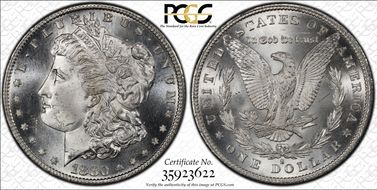 1880-S $1 MS66