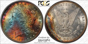 1887 $1 MS66