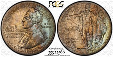 1928 50C Hawaiian MS66+