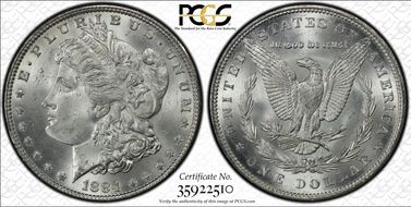 1884 $1 MS65
