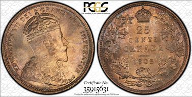 1905 25C MS66