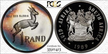 1989 Rand Silver PR68DCAM