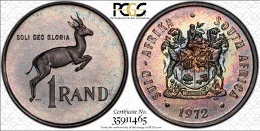 1972 Rand Silver PR67CAM