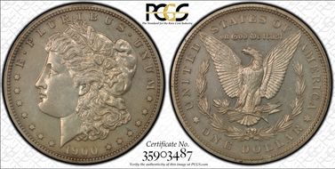 1900 $1 PR62