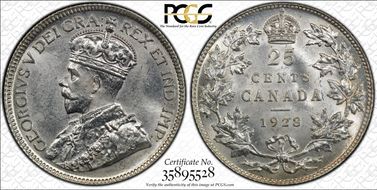 1928 25C MS62