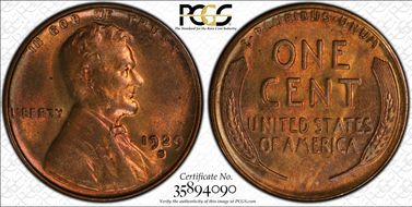 1929-S 1C MS65RB