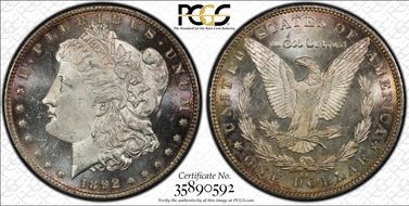 1892-CC $1 MS64PL