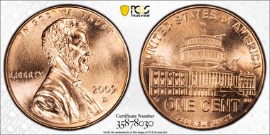 2009-D 1C Lincoln-Presidency MS67RD