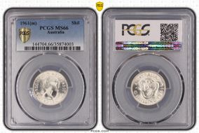 1961(m) Shil KM-59  Ag MS66