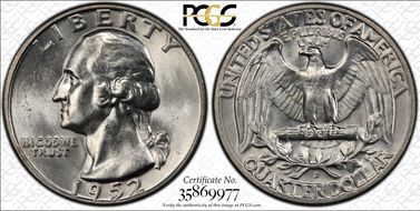 1952-D 25C DDO FS-101 MS64