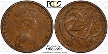 1966(p) 2C w/o SD initials AU53BN