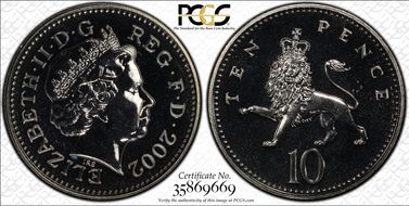 2002 10p S-F5 MS67