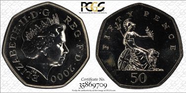2000 50p S-H8 MS66