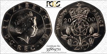 2000 20p S-G3 MS69