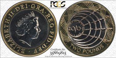 2001 £2 S-K11 Marconi MS68